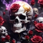 Preview: Red Rose Skull